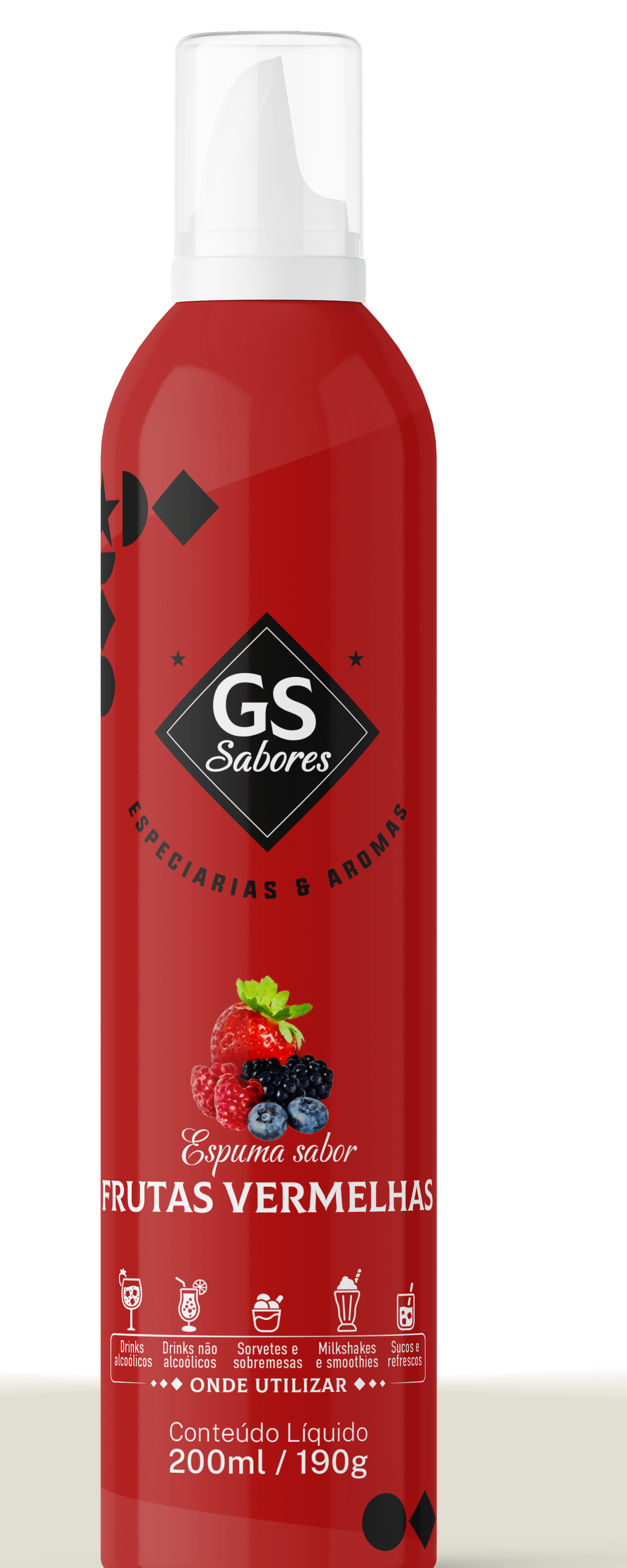 Espuma Frutos Rojos