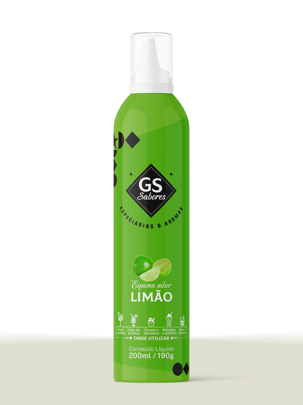 Espuma de Limón para Bebidas
