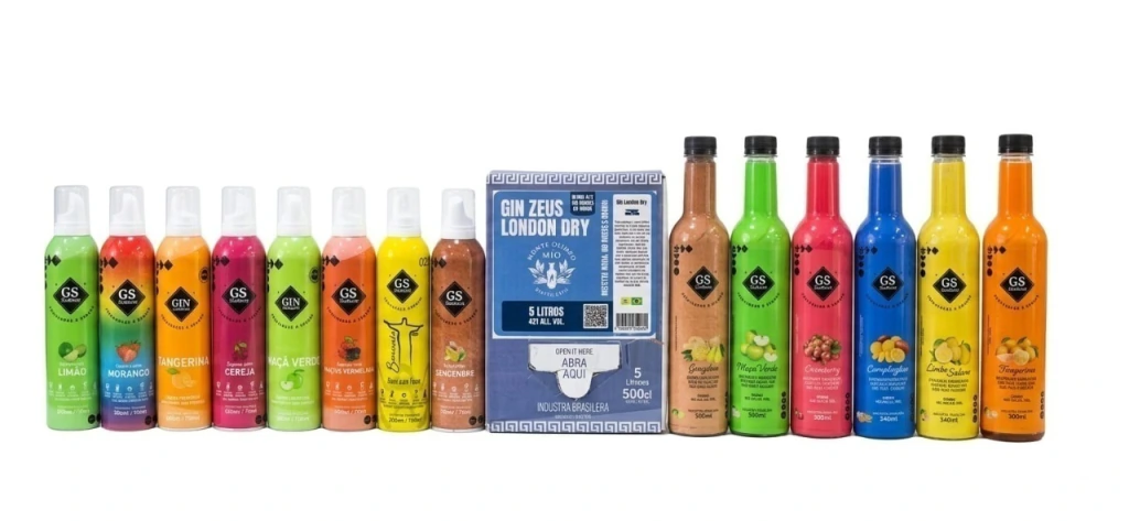100 Bebidas · Kit Fiesta GS Sabores · Gin