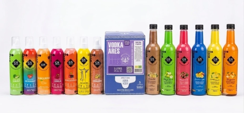 100 Bebidas · Kit Fiesta GS Sabores · Vodka
