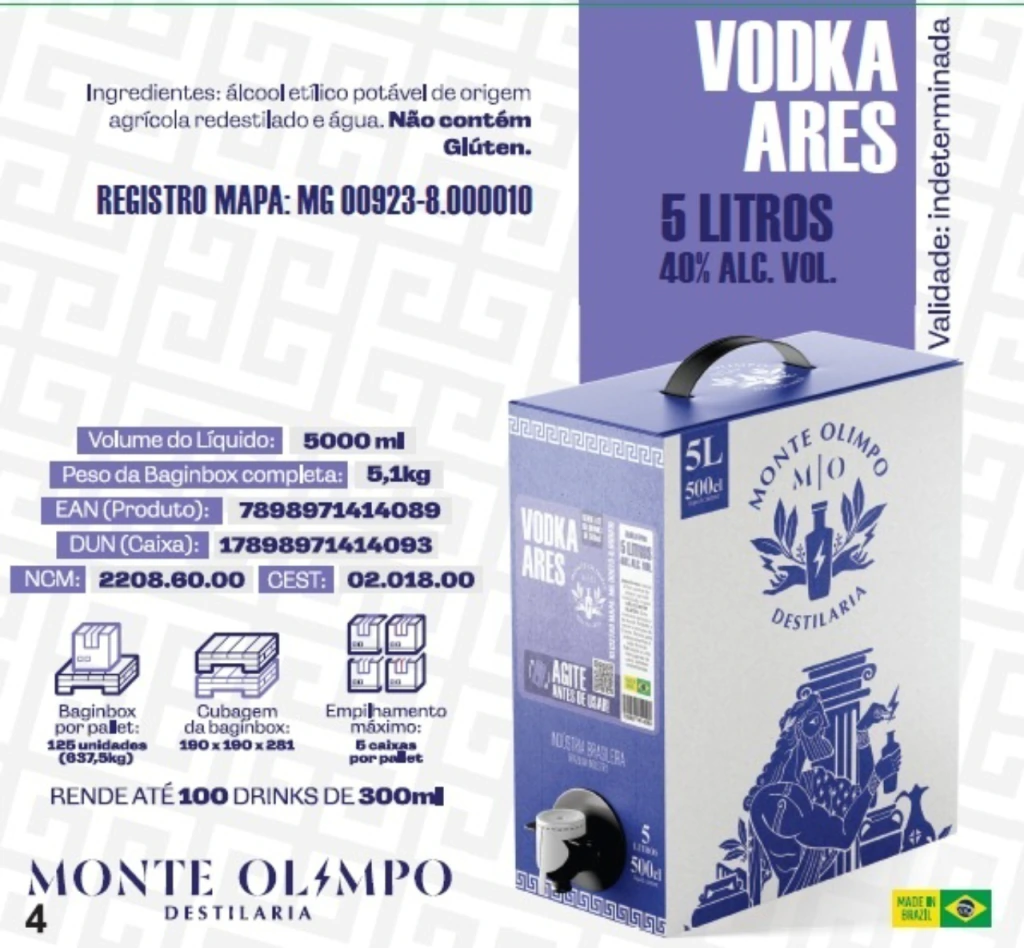 Vodka Ares · 5 litros