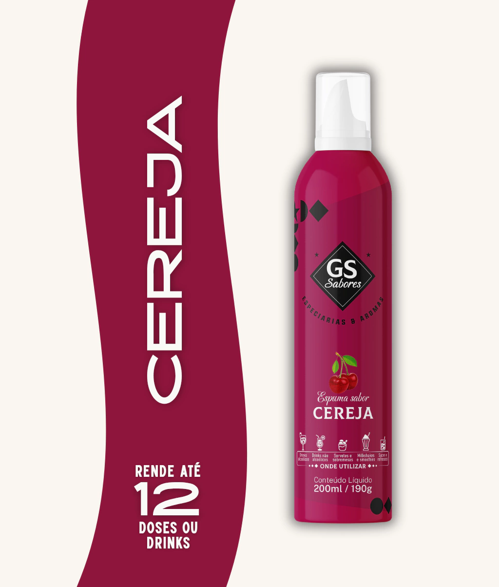 Espuma de Cereza para Bebidas · Imagen 3