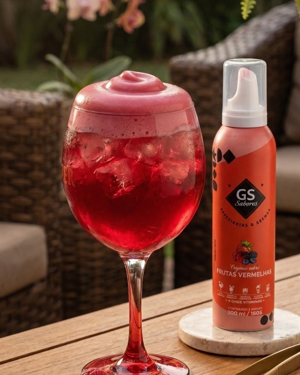 Espuma de Frutos Rojos para Bebidas · Imagen 2