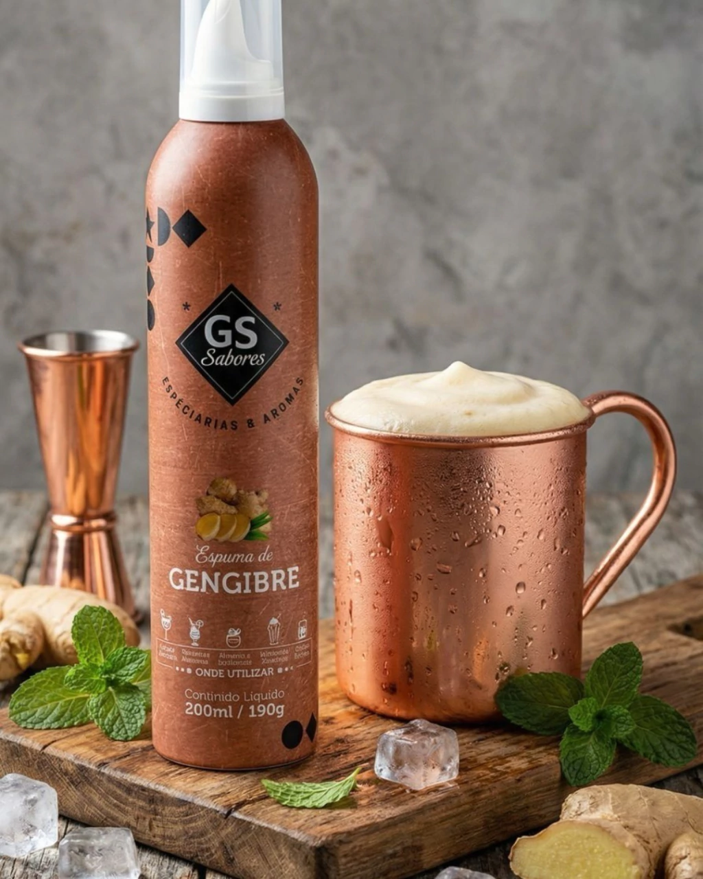 Espuma de Jengibre para Bebidas · Imagen 2
