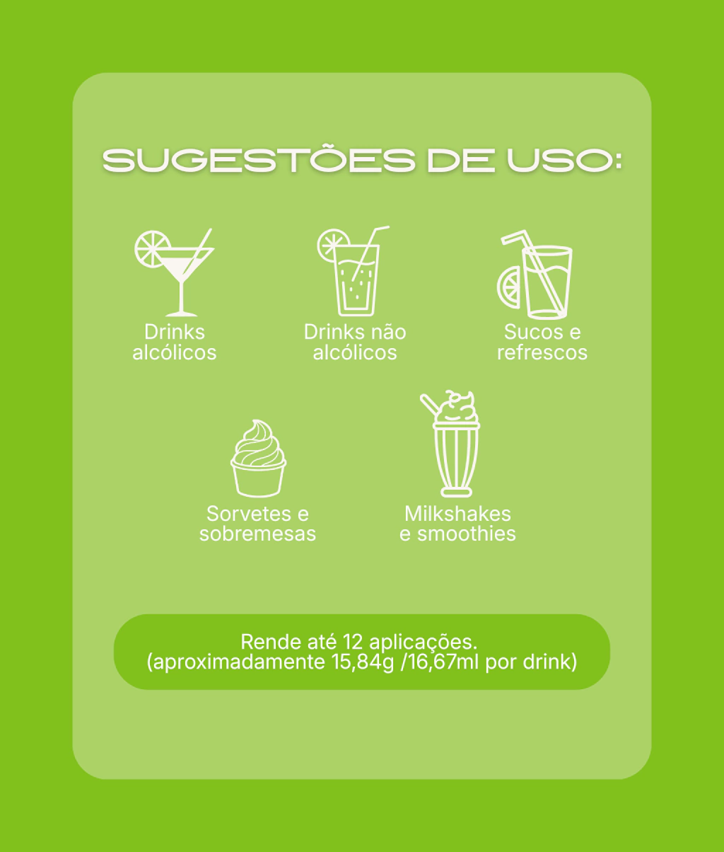 Espuma de Manzana Verde para Bebidas · Imagen 4